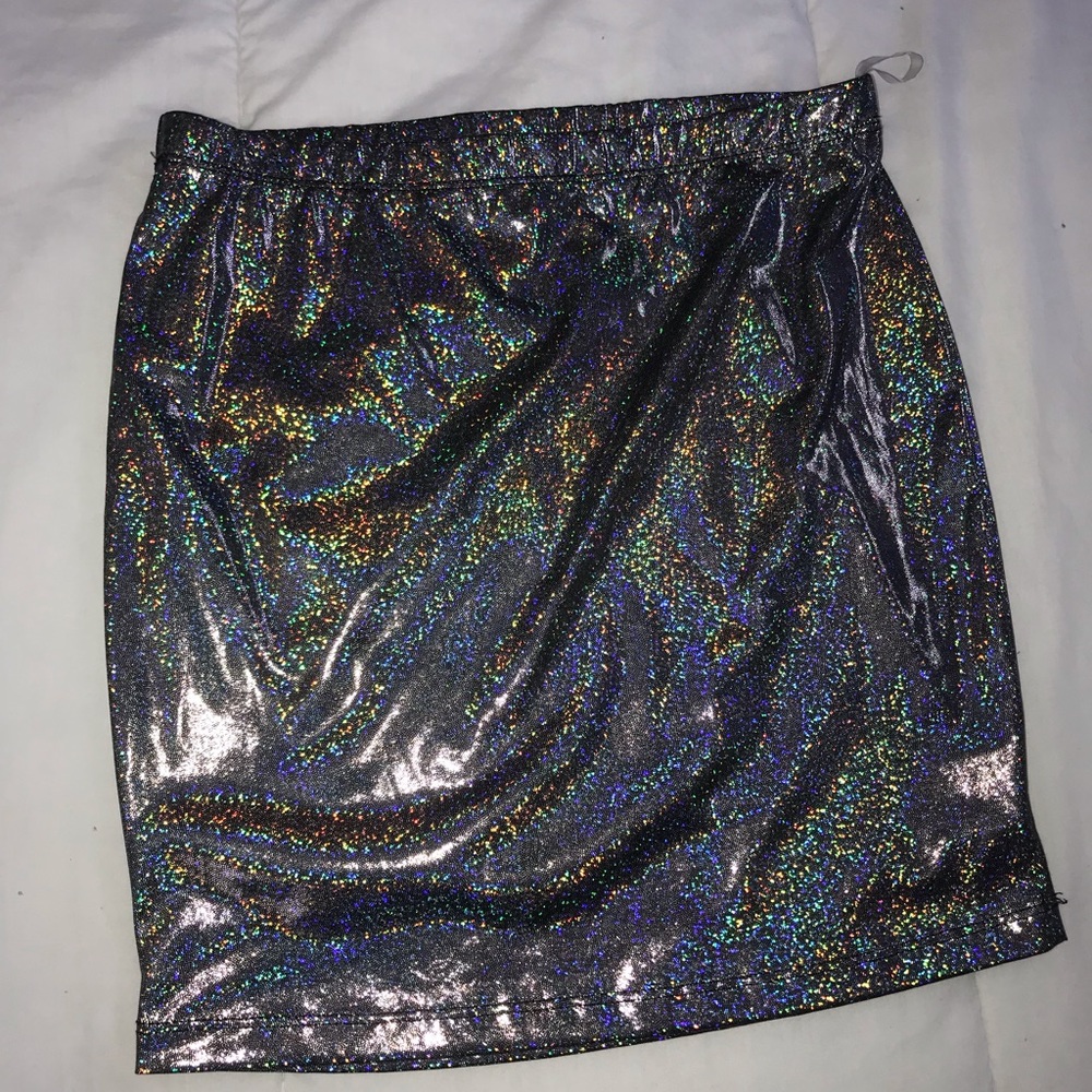 Holographic bodycon Skirt